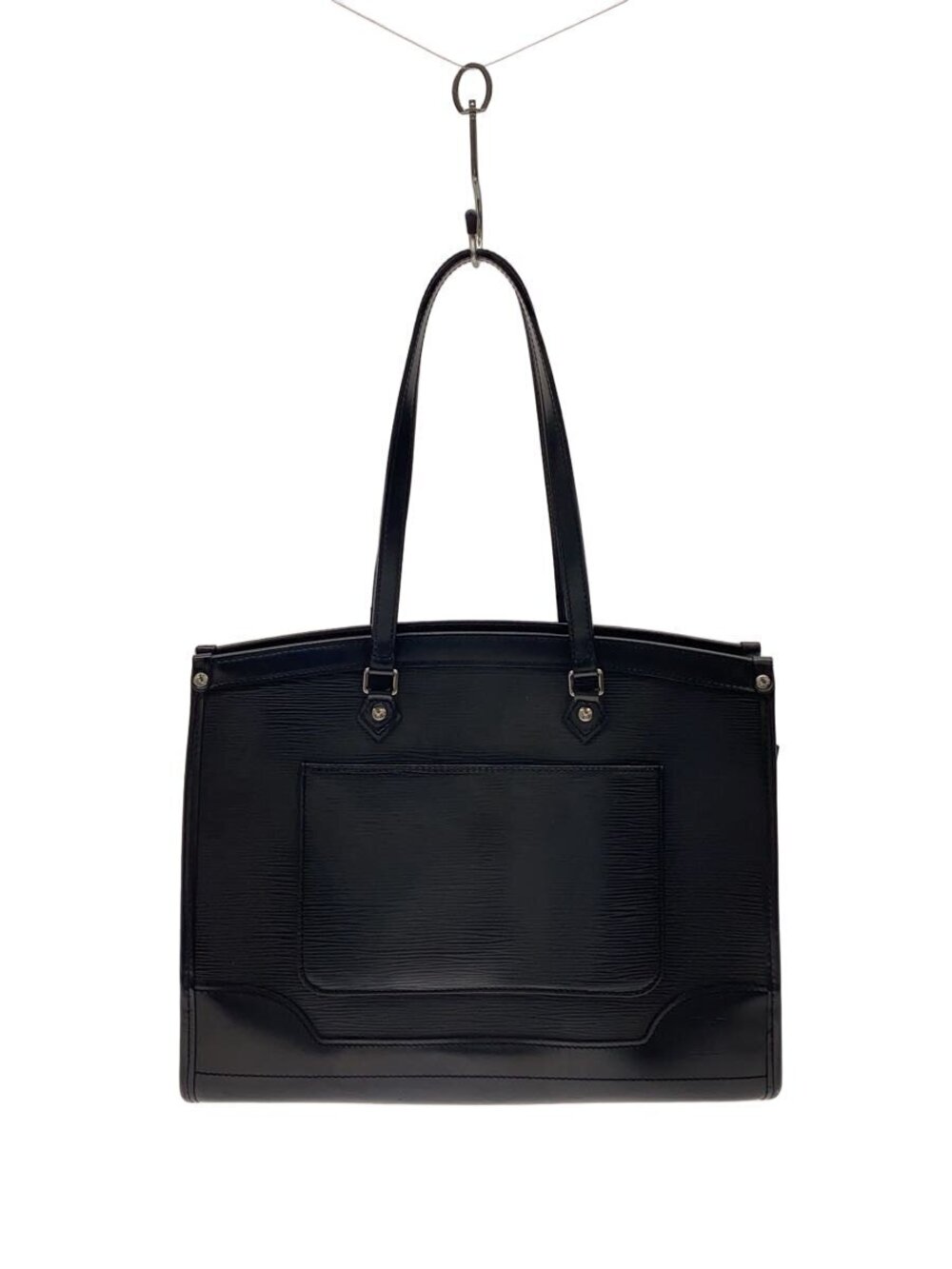 LOUIS VUITTON Madeleine Epi Leather Black